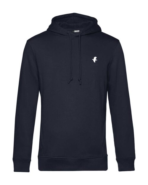 Herren Organic kleiber Hooded Vogel navy