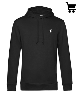 Insta 3 Kleiber Mode galerie hoodie schwarz vogel